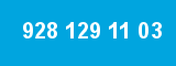 928 129 11 03